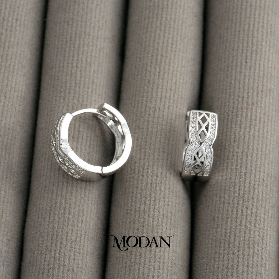 (12mm) Vintage Open Filigree Hoop Earrings Anting Bulat Klasik Hypoallergenic Gold Plated