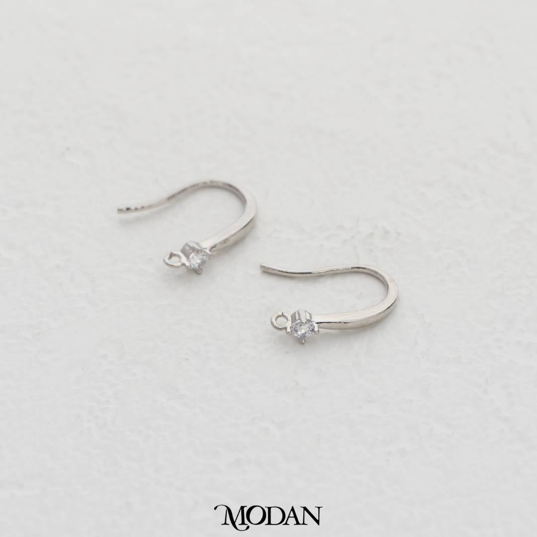 Simple Hooks Earring DIY Earrings Findings Pengait Anting Gantung Unfinished Hypoallergenic Gold Plated