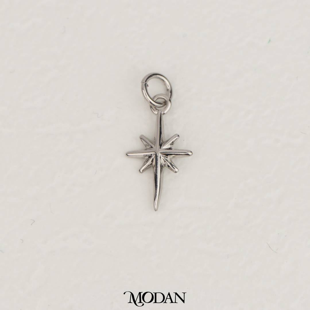 Tiny Starburst Charm Liontin Bintang DIY Charm Liontin Kerlip Bintang Hypoallergenic Gold Filled
