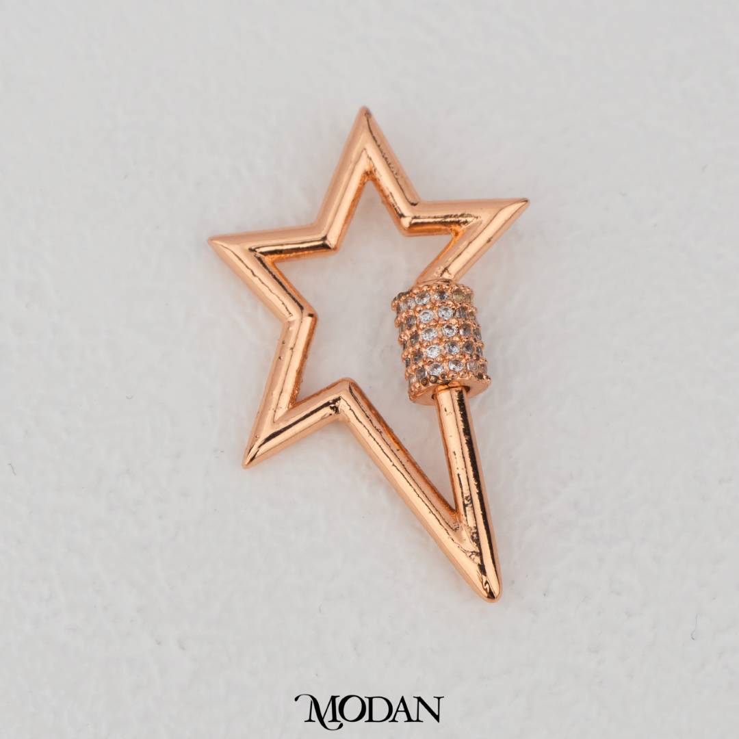 Star Carabiner DIY Pengait Kalung/Gelang Hypoallergenic Gold Filled