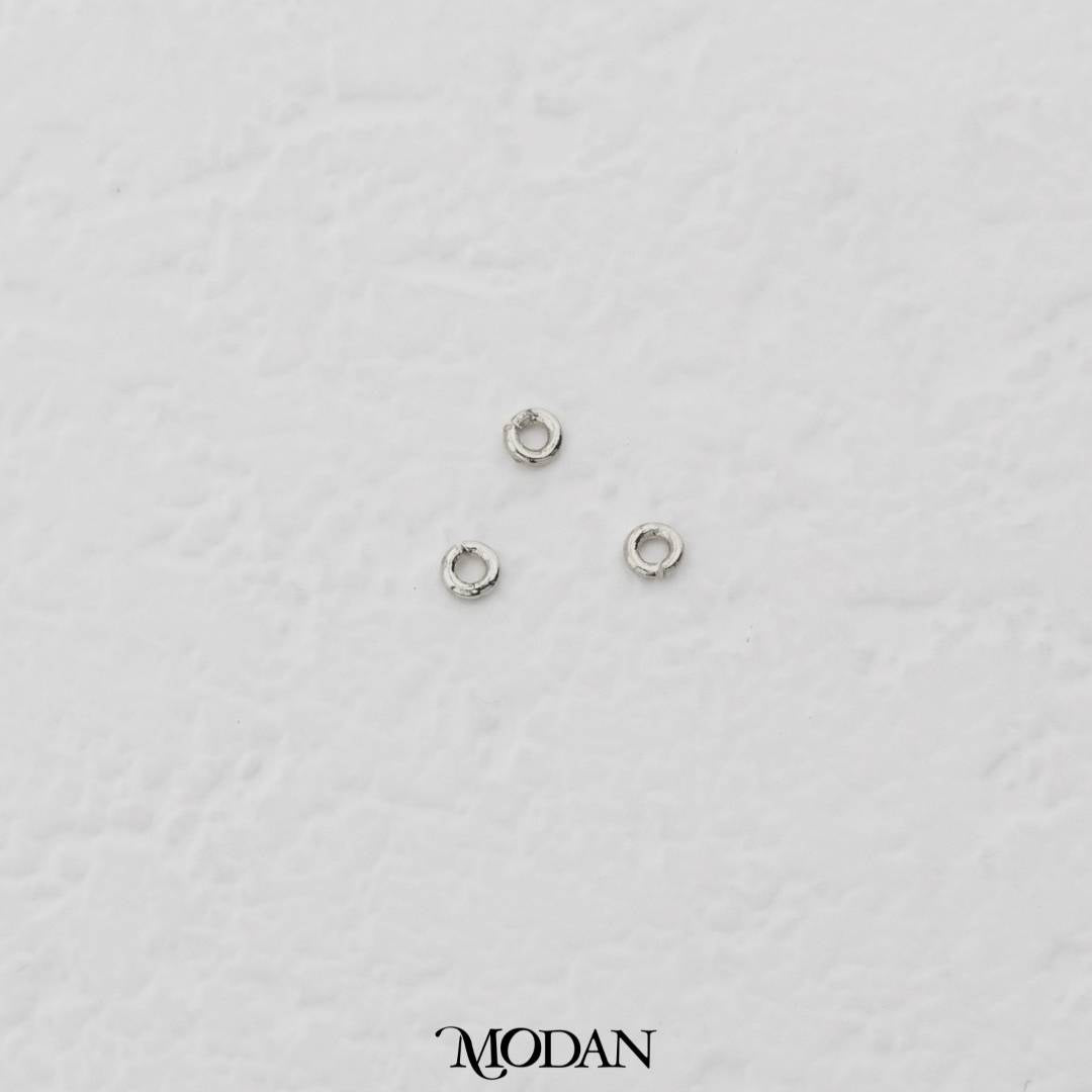 (10pcs) 2mm Jump Ring O DIY Pengait Aksesoris Kalung/Gelang Bentuk Bulat Hypoallergenic Gold Filled