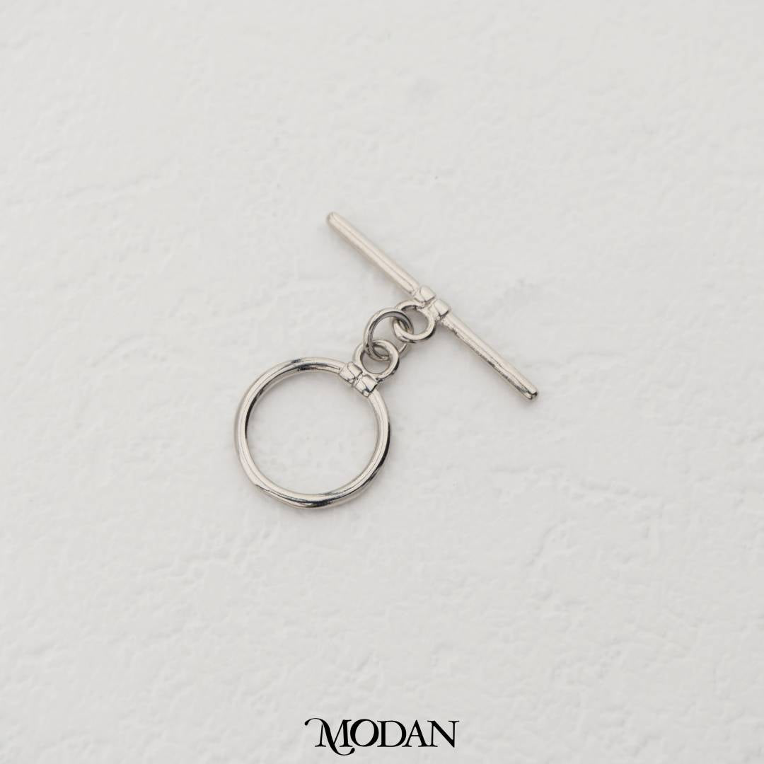 24mm Round Toggle Clasp DIY Pengait Gelang Bulat Hypoallergenic Gold Filled