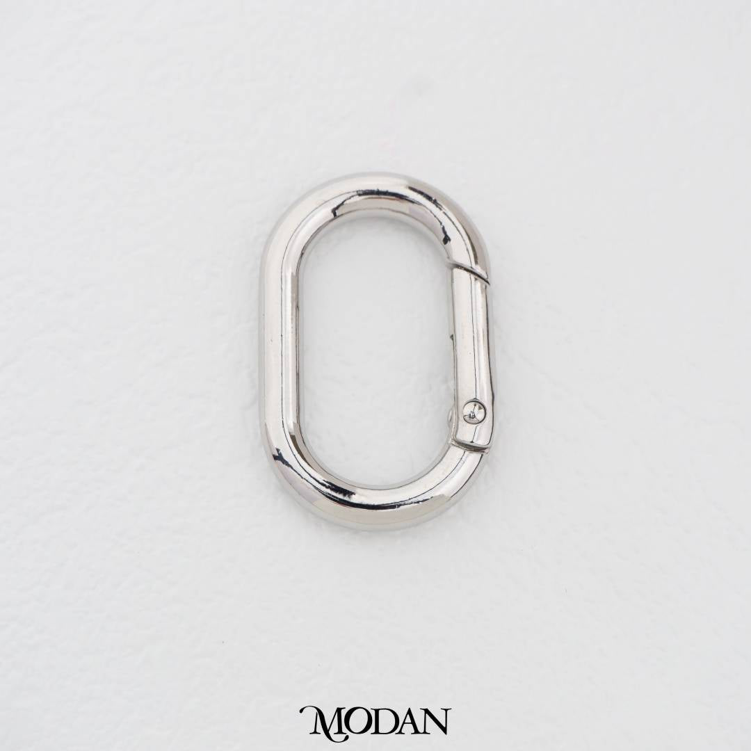 38mm Oval Push Carabiner Hook for Bag Charms DIY Pengait Dorong untuk Liontin Tas Hypoallergenic Gold Filled