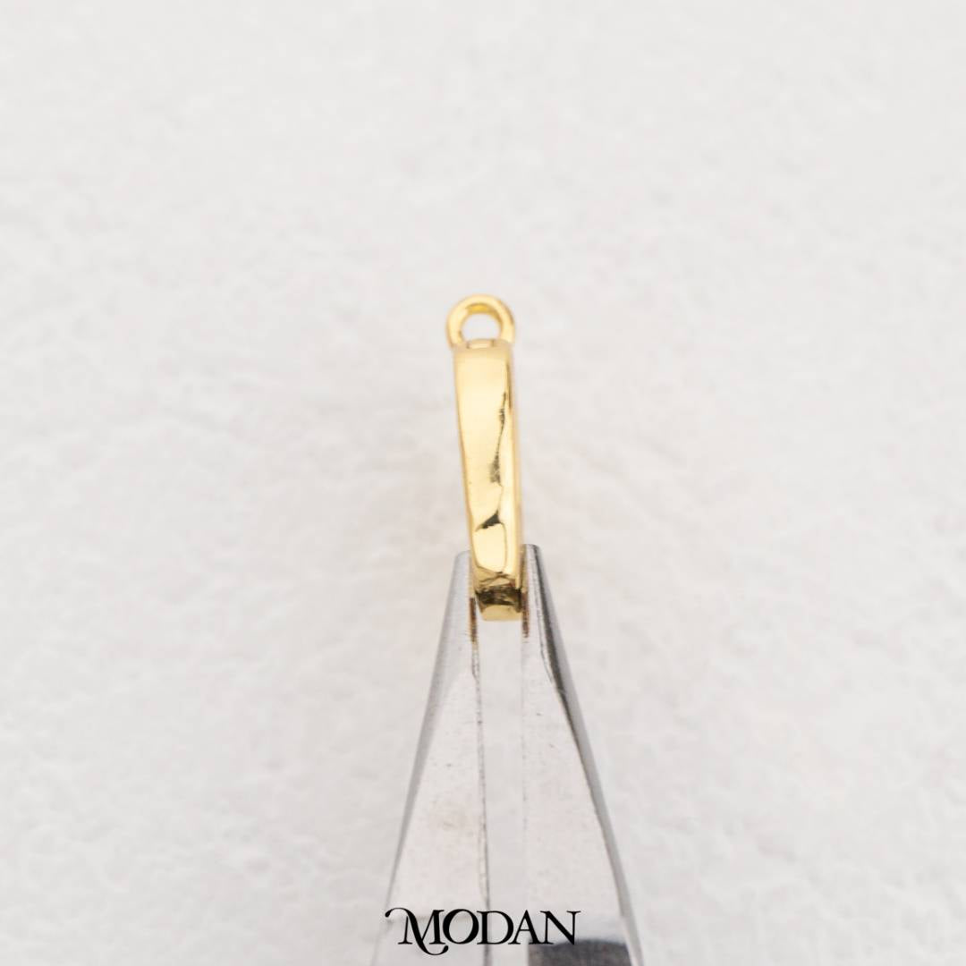 14mm Craft Pendant Hooks Connector DIY Pengait Liontin Kalung Hypoallergenic Gold Filled