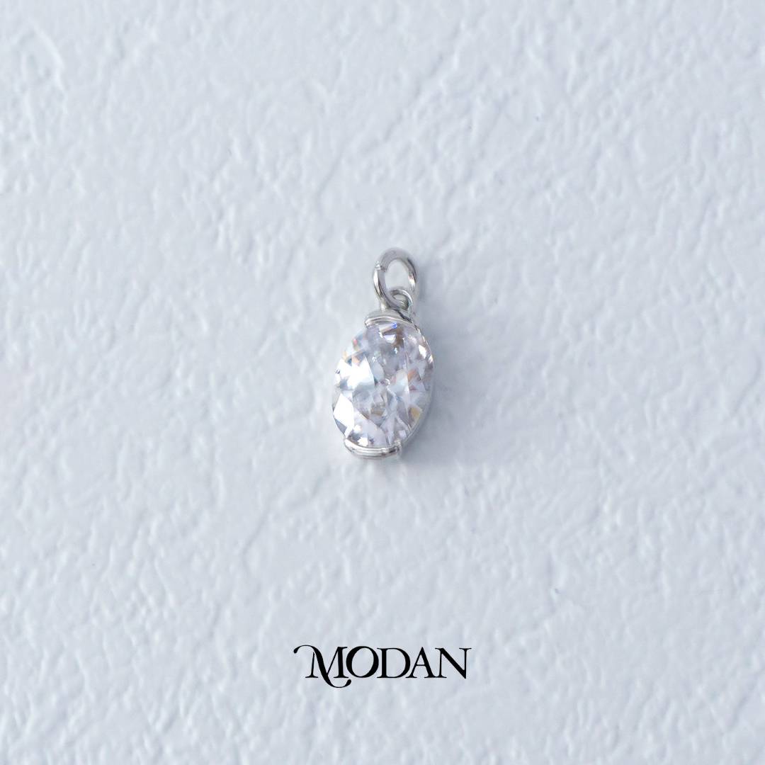 Teardrop Cubic Zirconia Charm DIY Charm Liontin Tetes Air Mata Berlian Hypoallergenic Gold Filled
