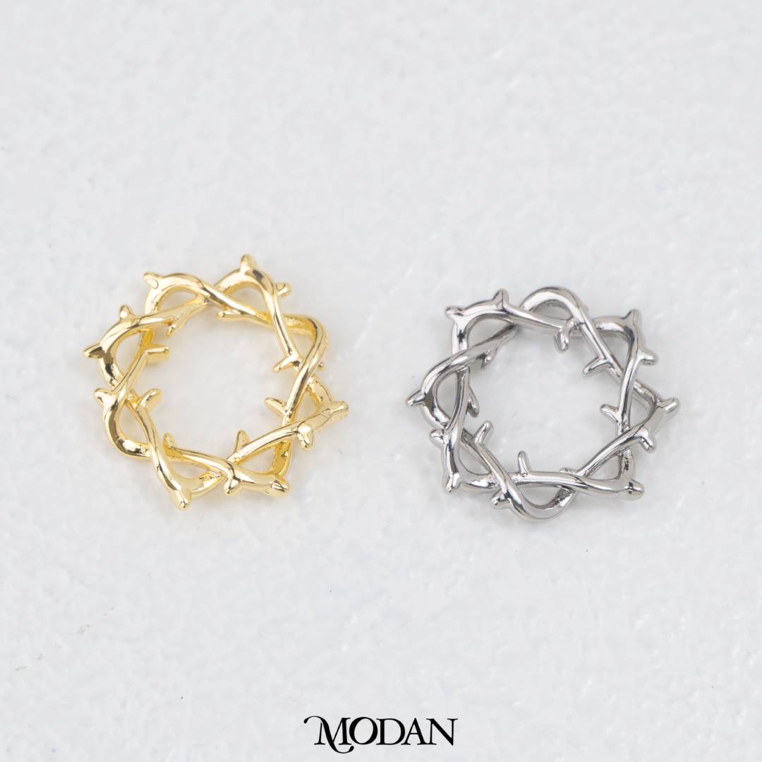 Crown of Thorns DIY Charm Liontin Mahkota Berduri Hypoallergenic Gold Filled