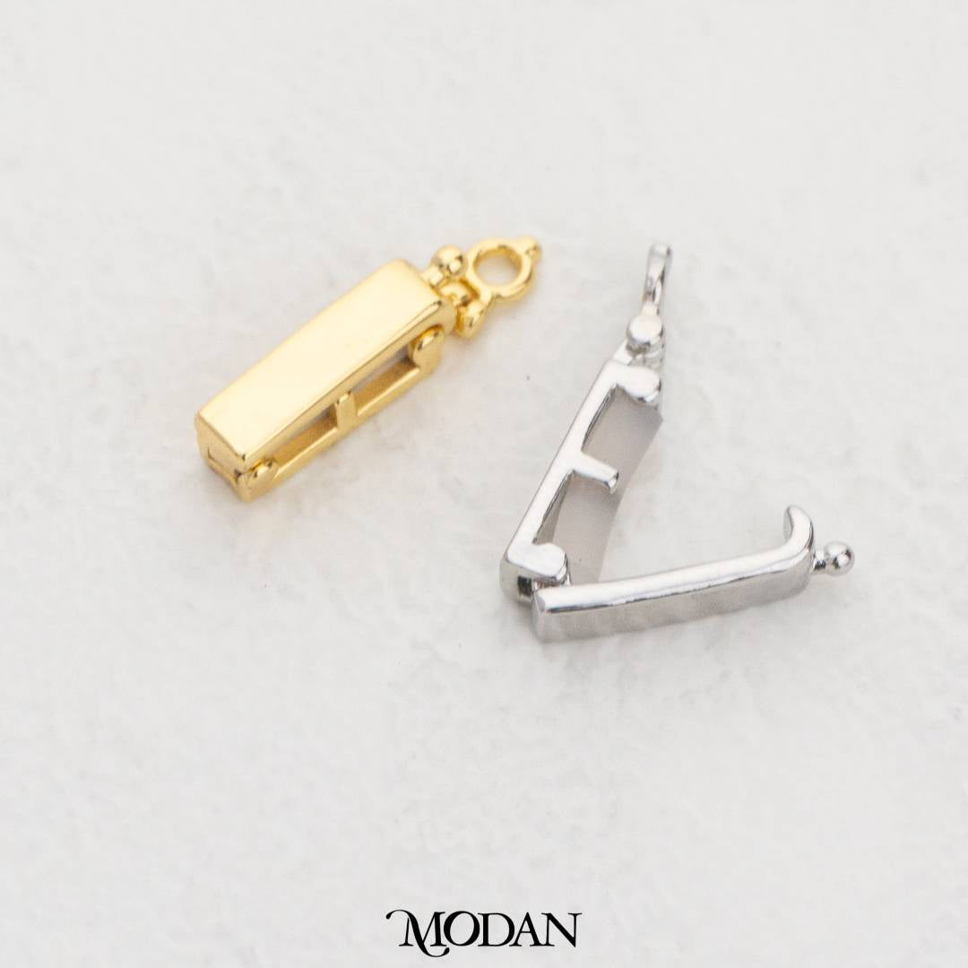 Minimalist Necklace Shortener DIY Manik Liontin Pemendek Kalung Rantai Simple Hypoallergenic Gold Filled
