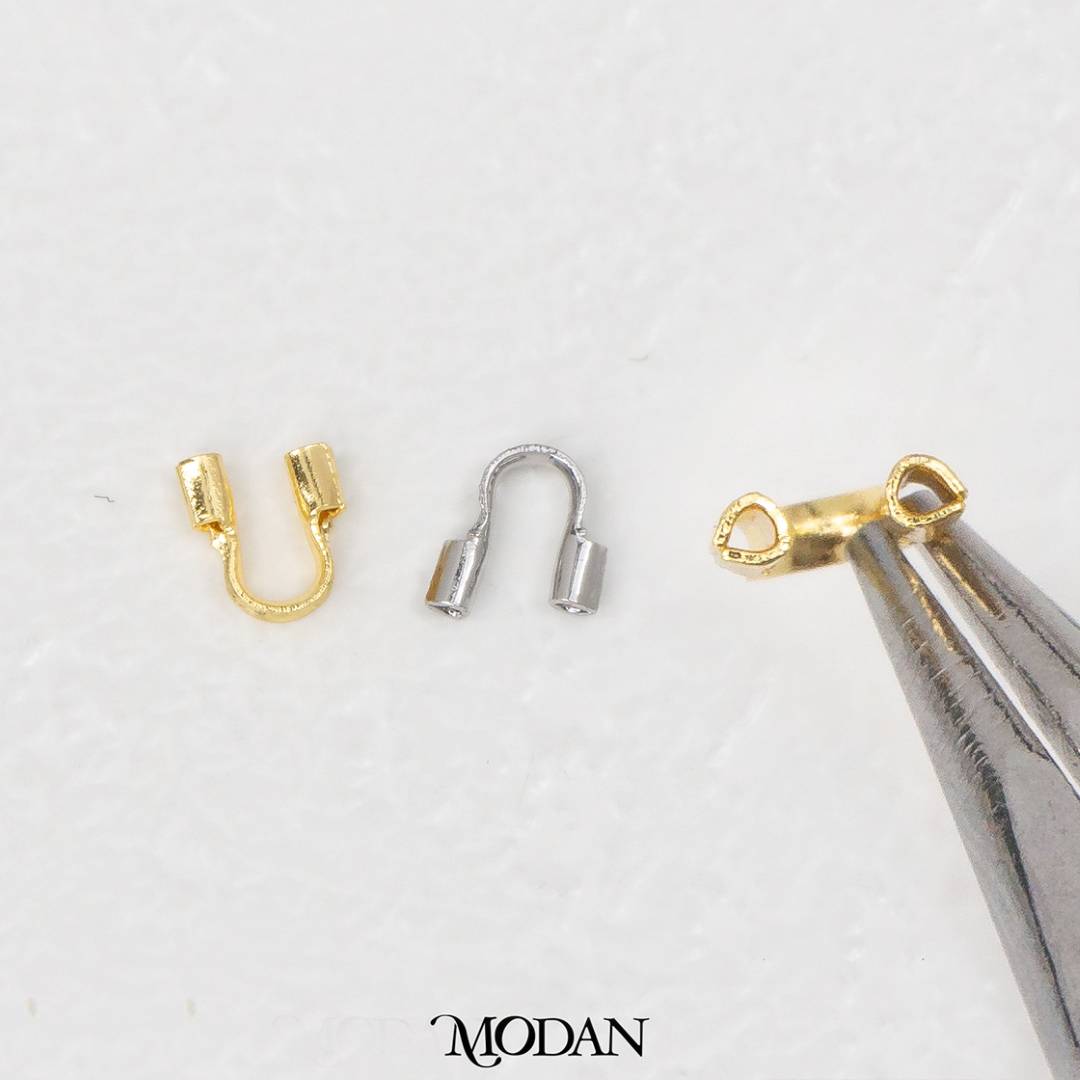 (10pcs) Crimp U Stopper U DIY Stopper U Hypoallergenic Gold Filled