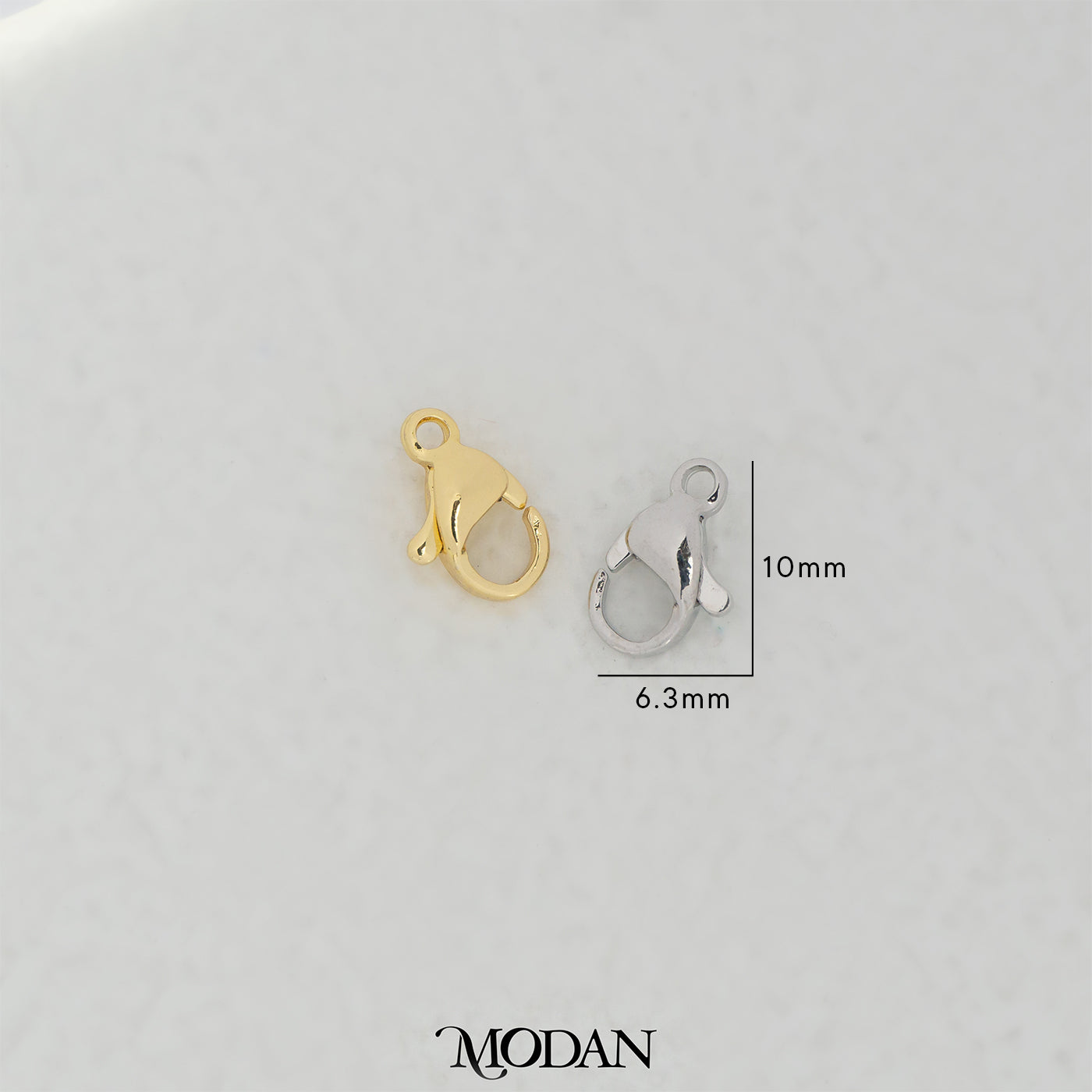 (5pcs) 6.3mm Oval Lobster Clasps DIY Closure Kokot Udang Kait Kalung / Gelang Hypoallergenic Gold Filled