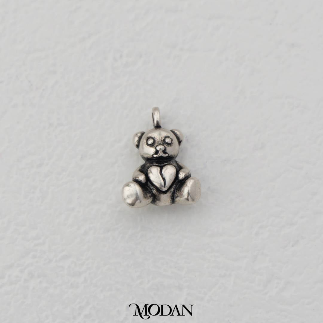 Teddy Bear Charm DIY Charm Liontin Anak Beruang Hypoallergenic Gold Filled