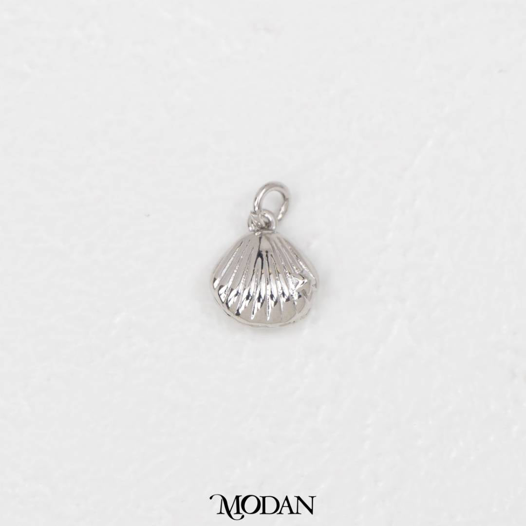 Plain Clam Shell Ocean DIY Charm Liontin Cangkang Kerang Mutiara Hypoallergenic Gold Filled
