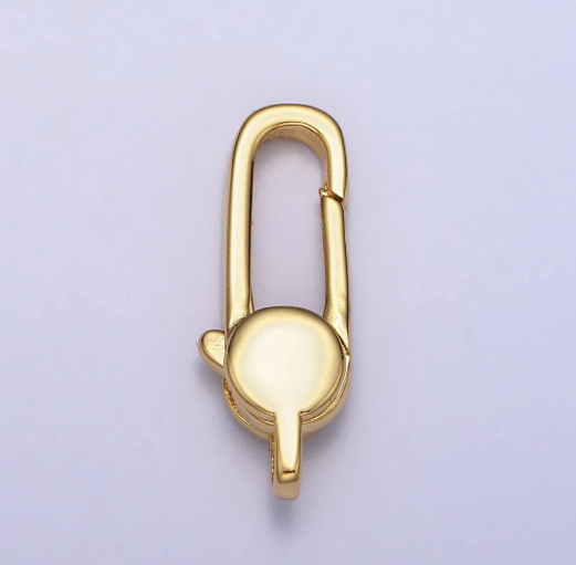 Thin Lobster Clasp DIY Necklace Closure Kokot Udang Besar Hypoallergenic Gold Filled