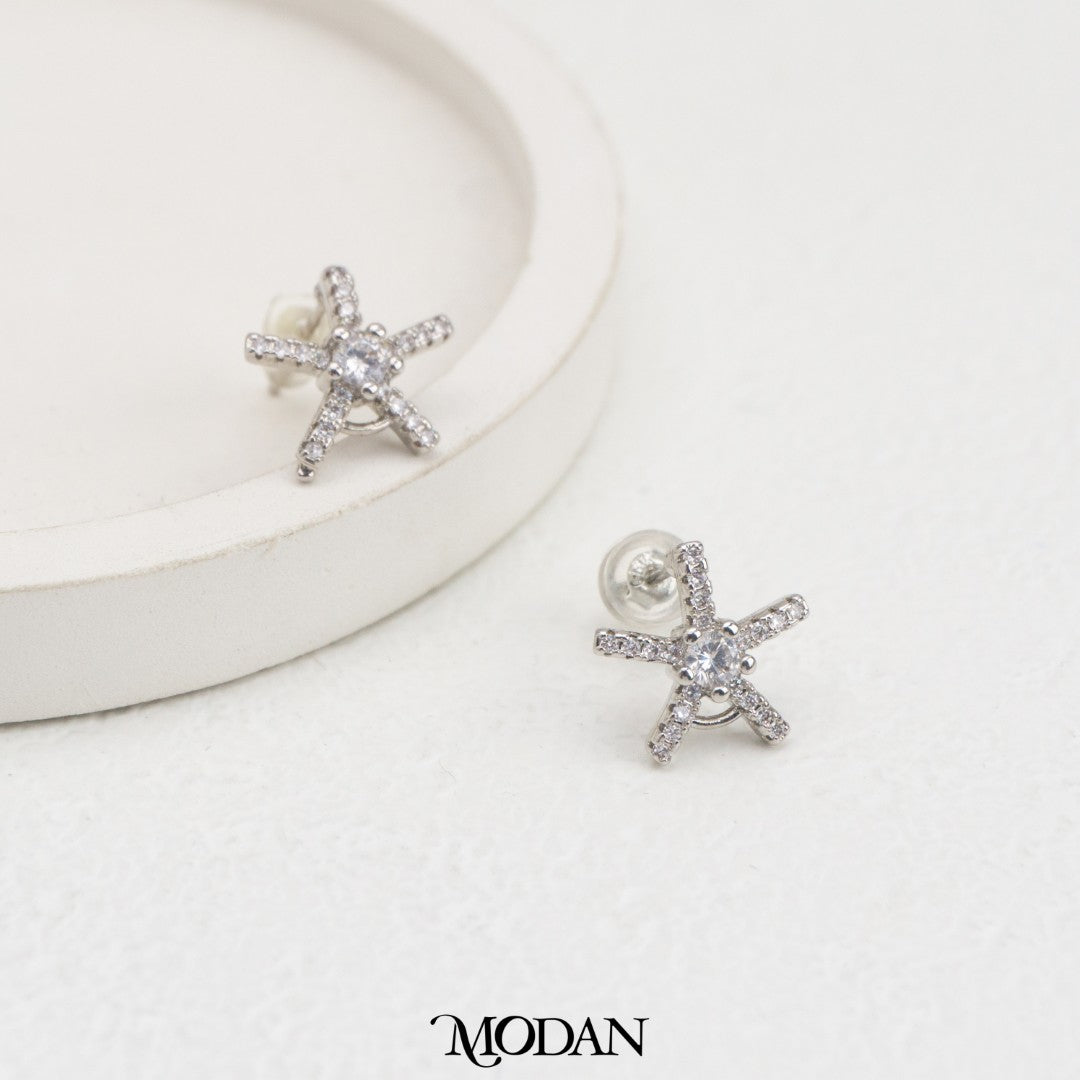 (11.7mm) Sparkling Star Stud Earrings DIY Earrings Findings Pengait Anting Tusuk Bintang Unfinished Hypoallergenic Gold Filled