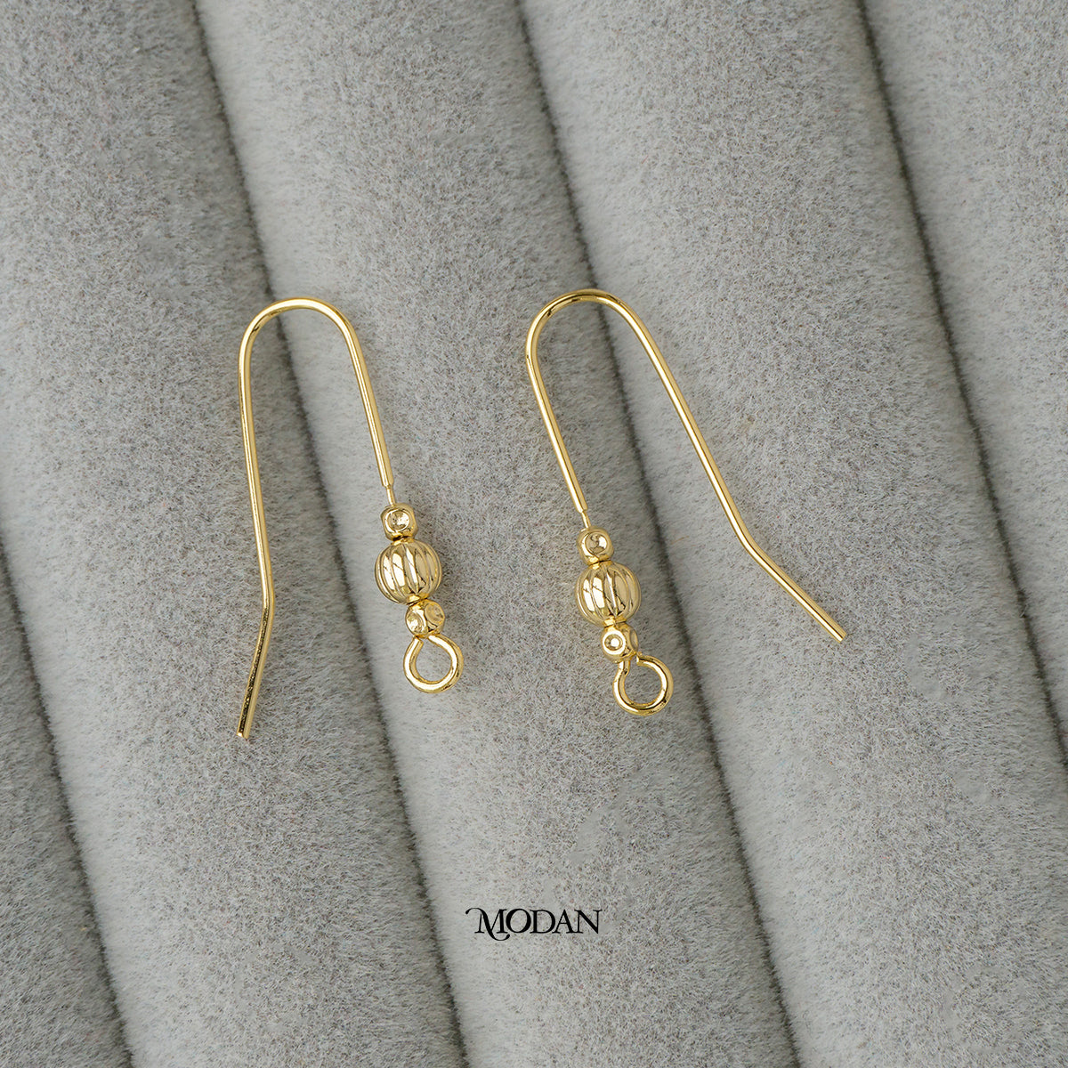 Plain Hooks DIY Earrings Findings Pengait Anting Gantung Unfinished Hypoallergenic Gold Plated