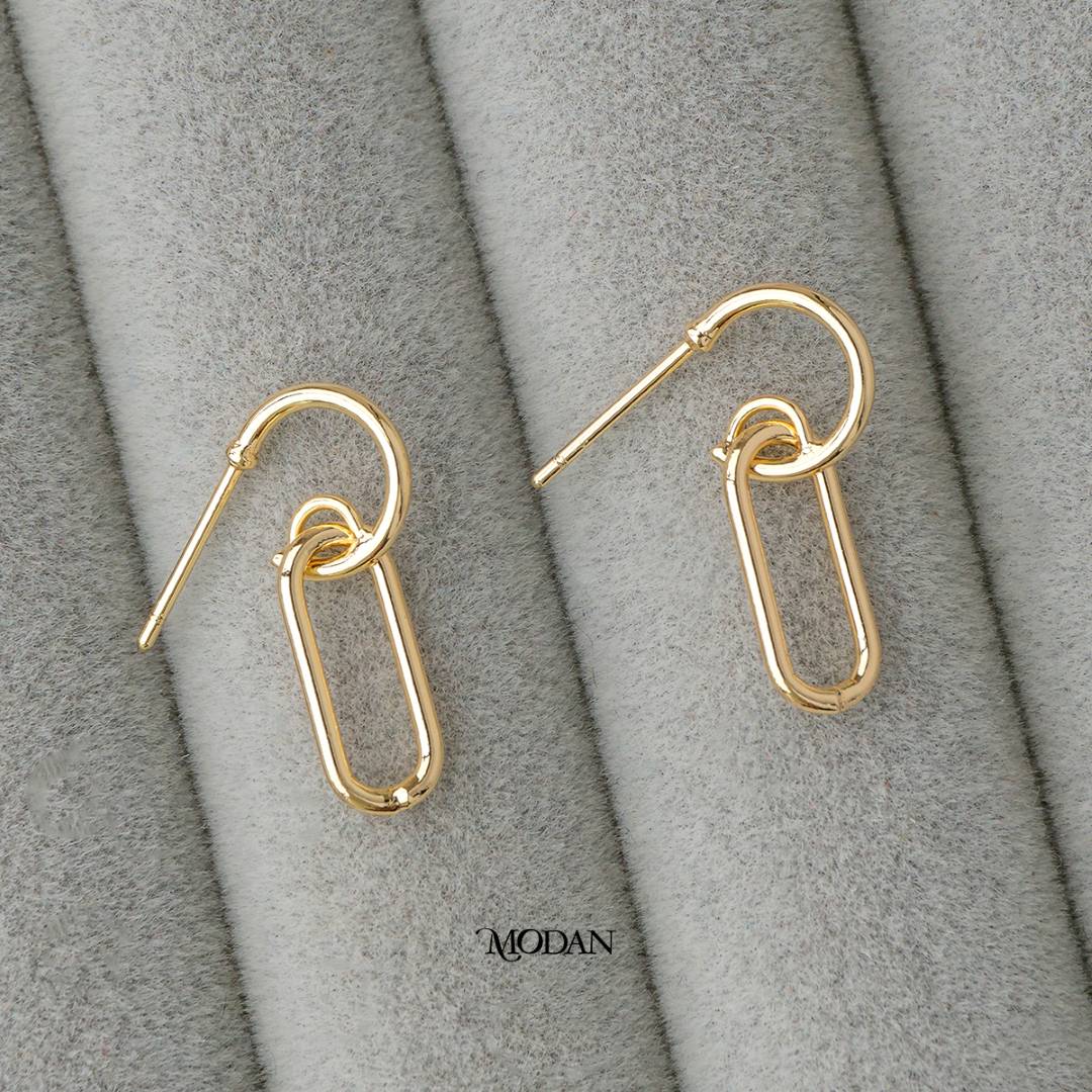 Chained Dangle Earring DIY Earrings Findings Pengait Anting Gantung Unfinished Hypoallergenic Gold Filled
