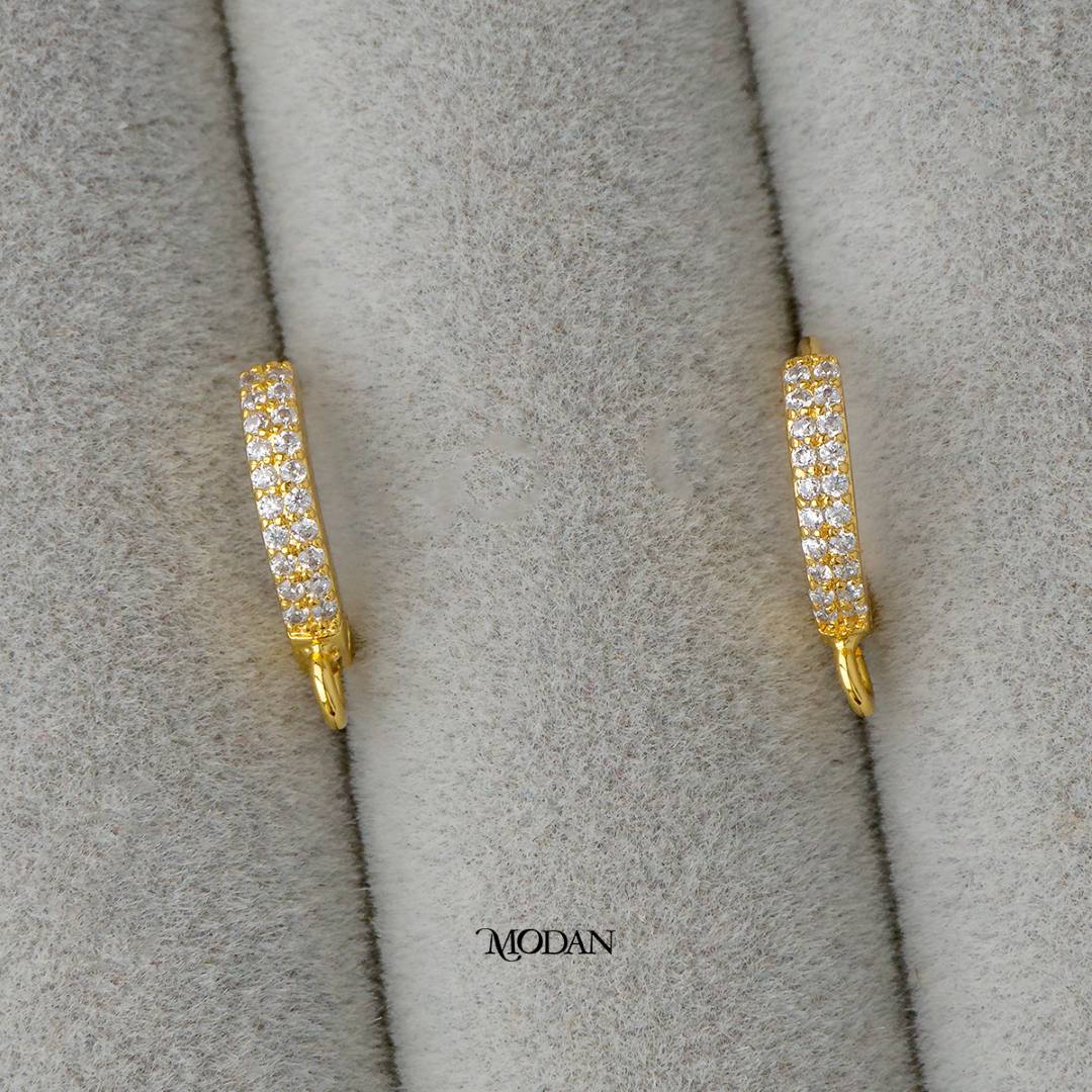 Hoops Earring DIY Earrings Findings Pengait Anting Gantung Unfinished Hypoallergenic Gold Filled