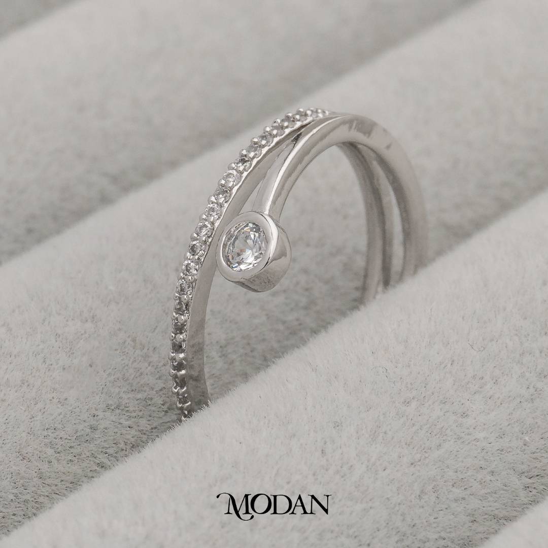 Simple Spiral Ring Cincin Lilit Simpel Hypoallergenic Gold Plated