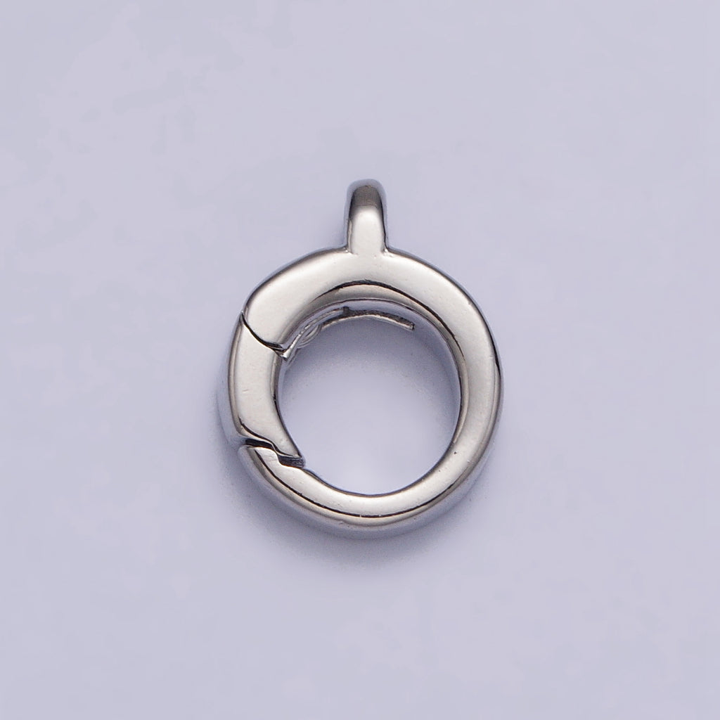 Round Push Triggerless Clasp DIY Necklace Pengait Bulat Hypoallergenic Gold Filled