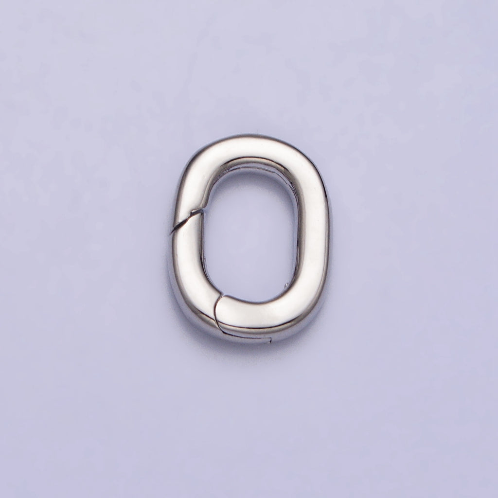 Oval Clasps DIY Necklace Closure Pengait Gelang Kalung Hypoallergenic Gold Filled