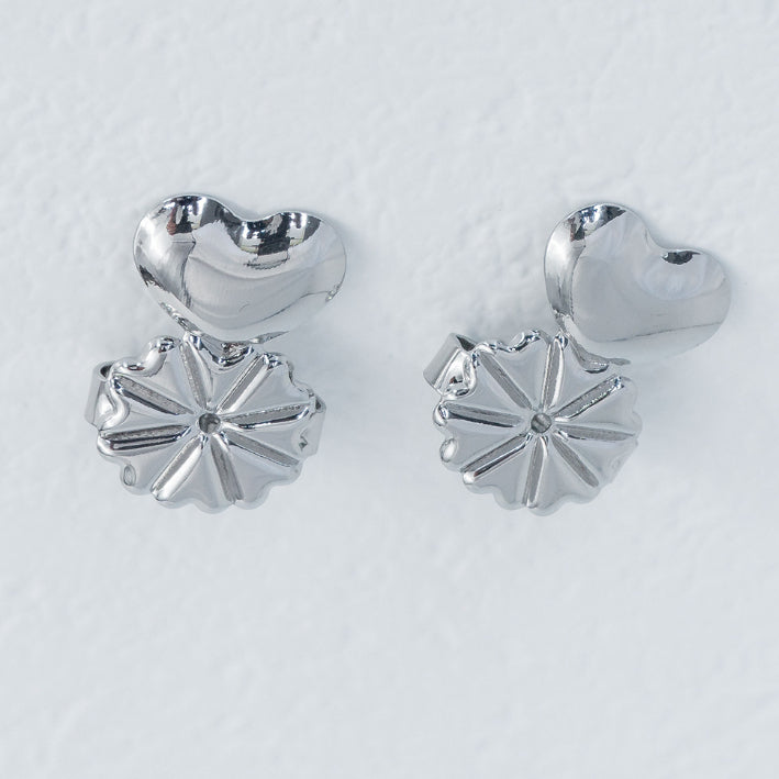 (1 Pasang) Flower Stabilizer Earrings Back Lifter DIY Pengangkat Anting Hypoallergenic Gold Filled