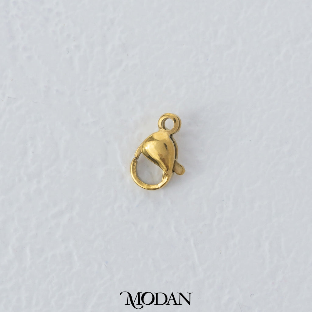 (10mm) Titanium Lobster Clasp DIY Pengait Kokot Udang Untuk Kalung/Gelang Bentuk Hati Hypoallergenic Stainless Steel
