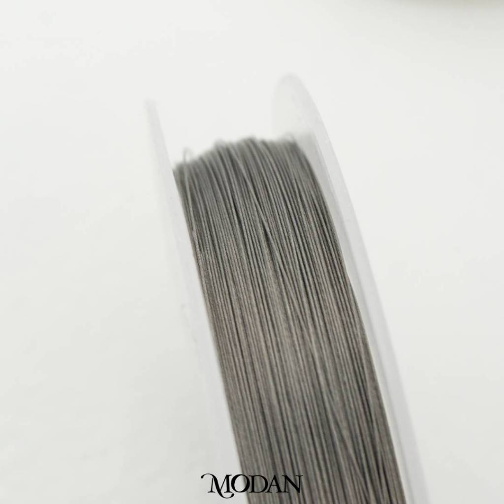(25meter) (0.35mm) Beading Wire Unfinished DIY Chain Kawat Untuk Manik Meteran Hypoallergenic Stainless Steel