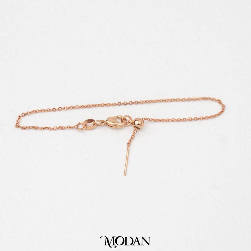 17cm Dainty Adjustable Chain Bracelet DIY Gelang Adjustable Hypoallergenic Gold Filled