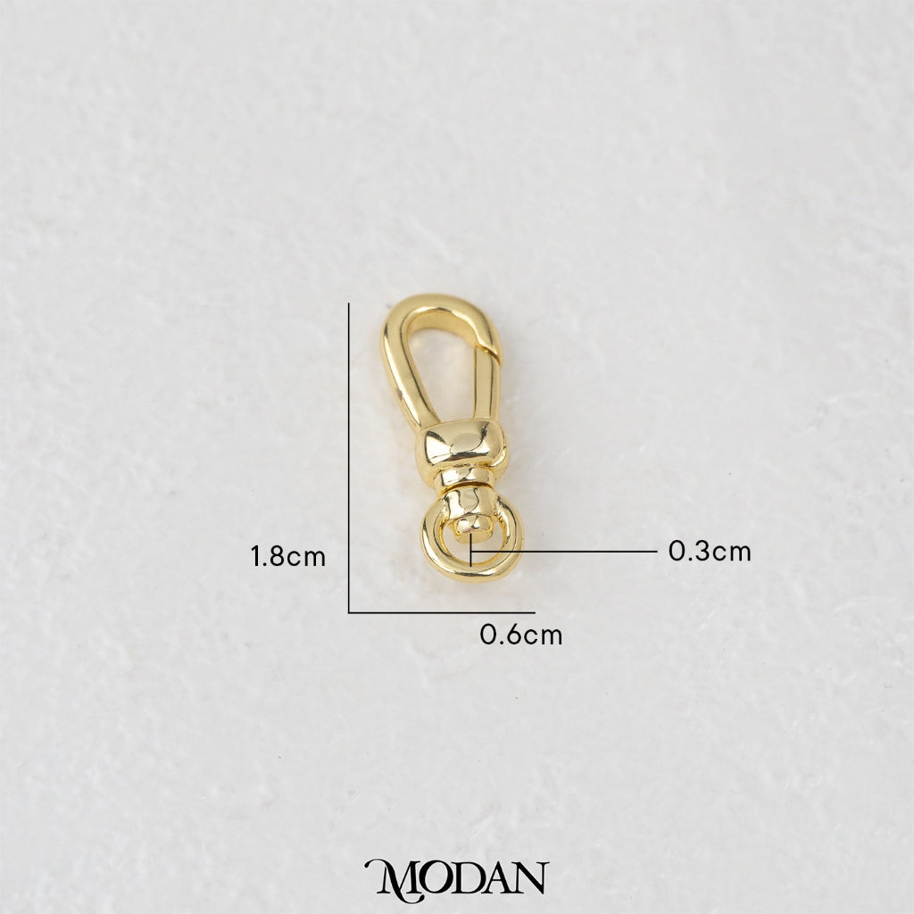 18mm Push Gate Lobster Clasp DIY Pengait Kalung/Gelang Hypoallergenic Gold Filled