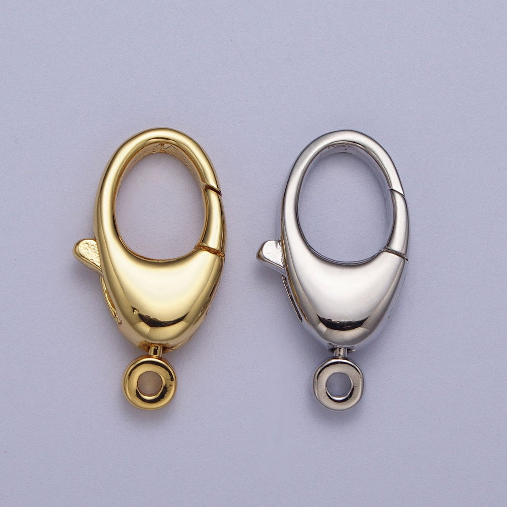 Swivel Oval Lobster Clasp DIY Necklace Closure Pengait Kokot Udang Hypoallergenic Gold Filled