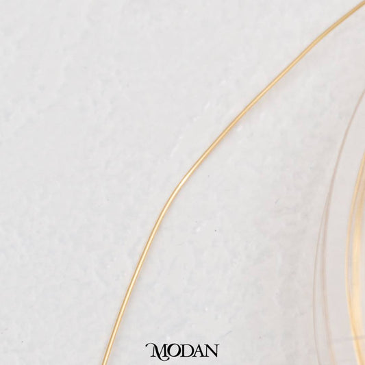 25 meter Beading Wire DIY Jewelry Making Kawat Meteran Hypoallergenic Gold Plated