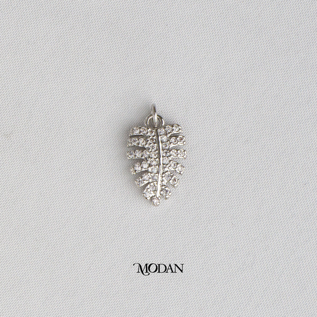 Beach Style Palm Leaf DIY Charm Liontin Daun Pantai Hypoallergenic Gold Plated