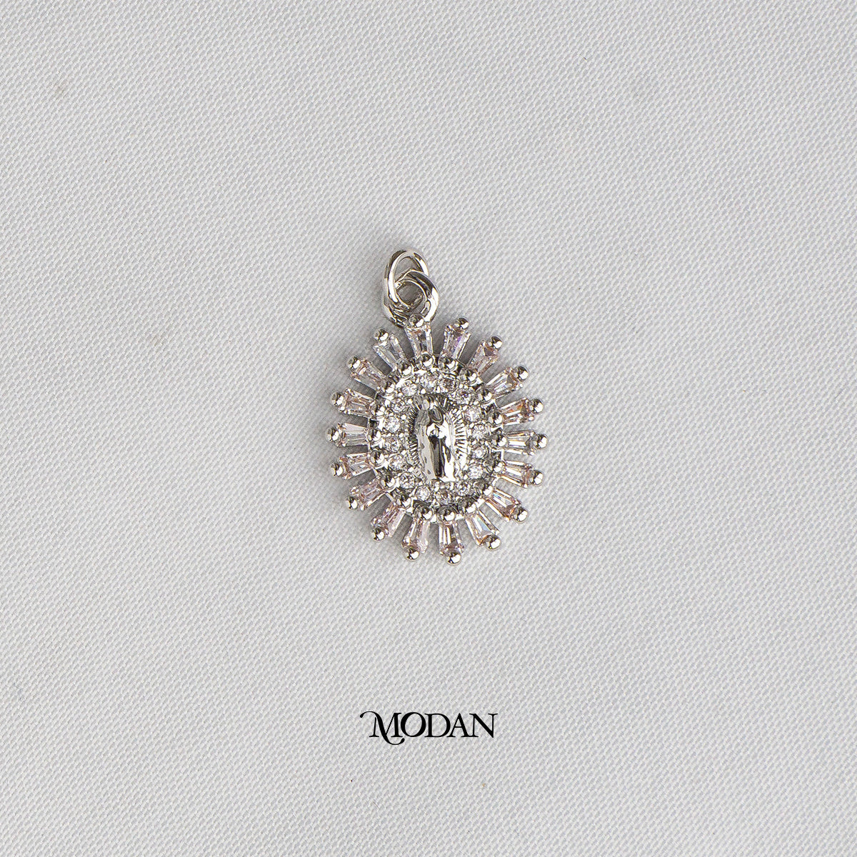 Religious Mother Mary Pendant DIY Charm Liontin Bunda Maria Hypoallergenic Gold Plated