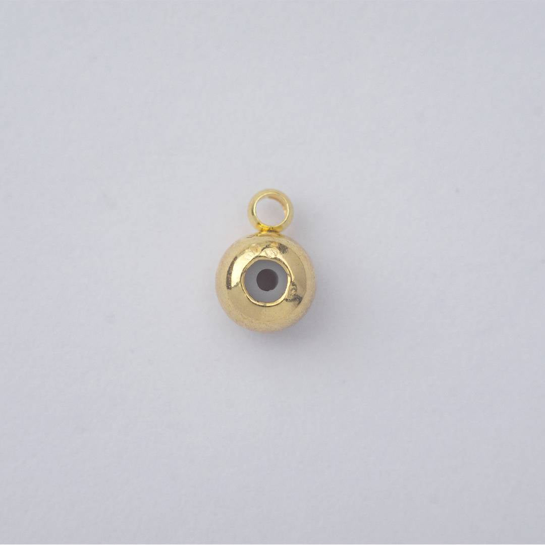 (5Pcs) (4mm) Rubber Silicone Stopper DIY Closure Karet Serut Gelang/Kalung Hypoallergenic Gold Filled