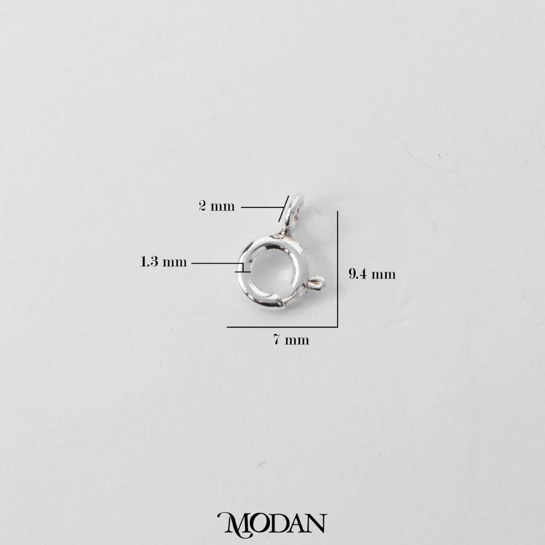 Round Clasp DIY Pengait Bulat Aksesoris Kalung/Gelang Hypoallergenic S925 Sterling Silver