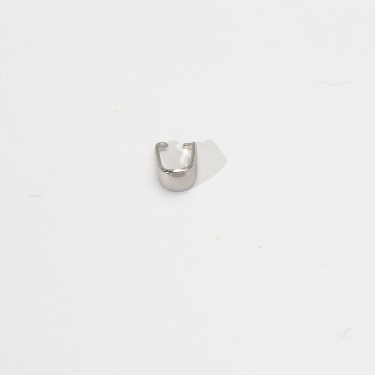 (5pcs) 7mm Simple Pendant Hook DIY Pengait Liontin Kalung Hypoallergenic Stainless Steel