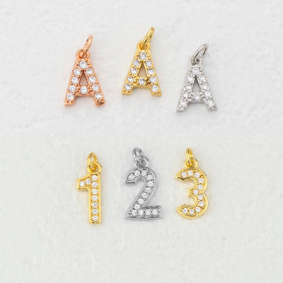 Alphabet & Number Charm