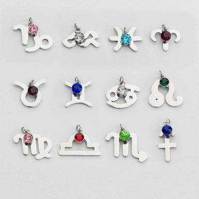 Birthstones & Zodiac Charm