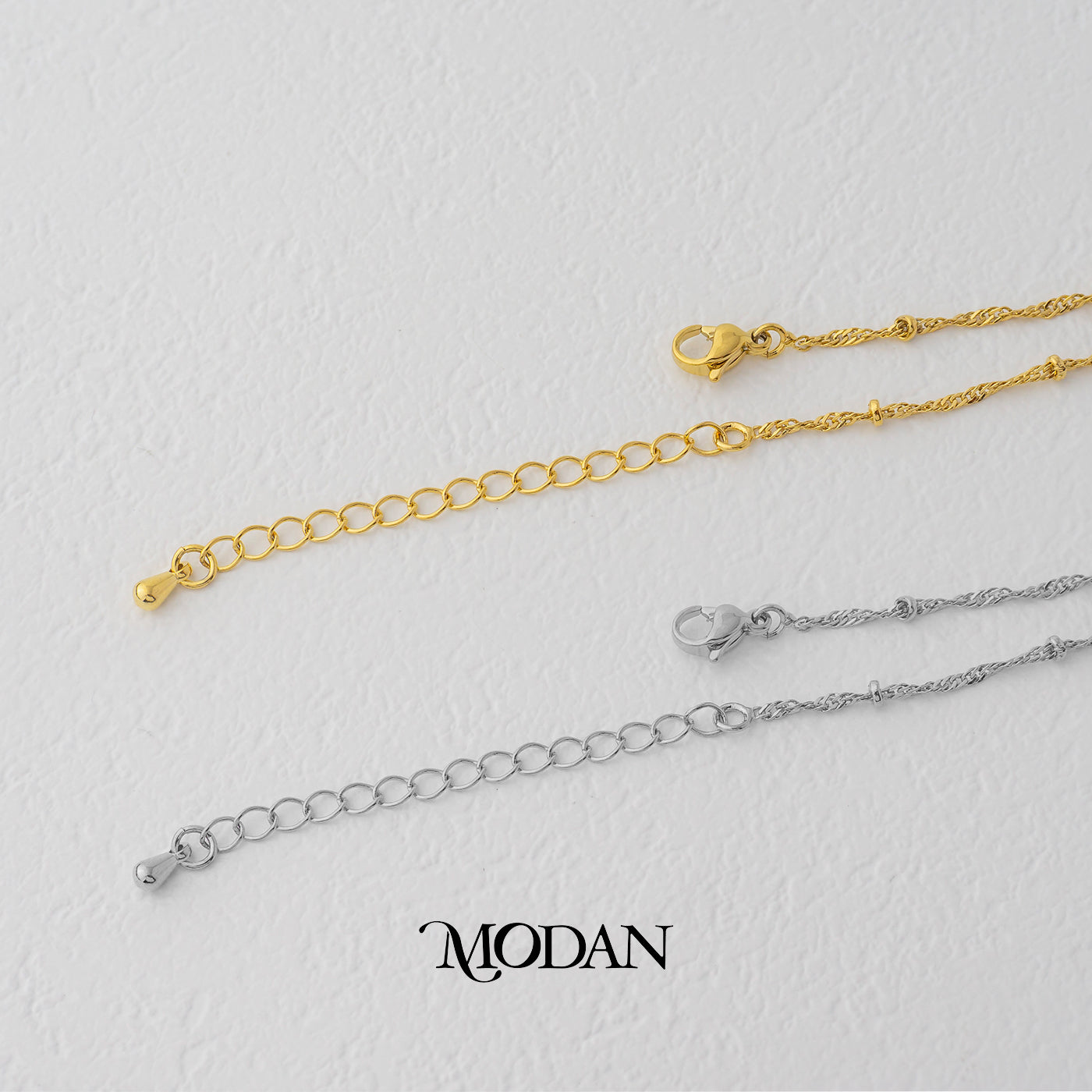 Singapore Chain DIY Rantai Kalung Biji Lada Hypoallergenic Gold Filled
