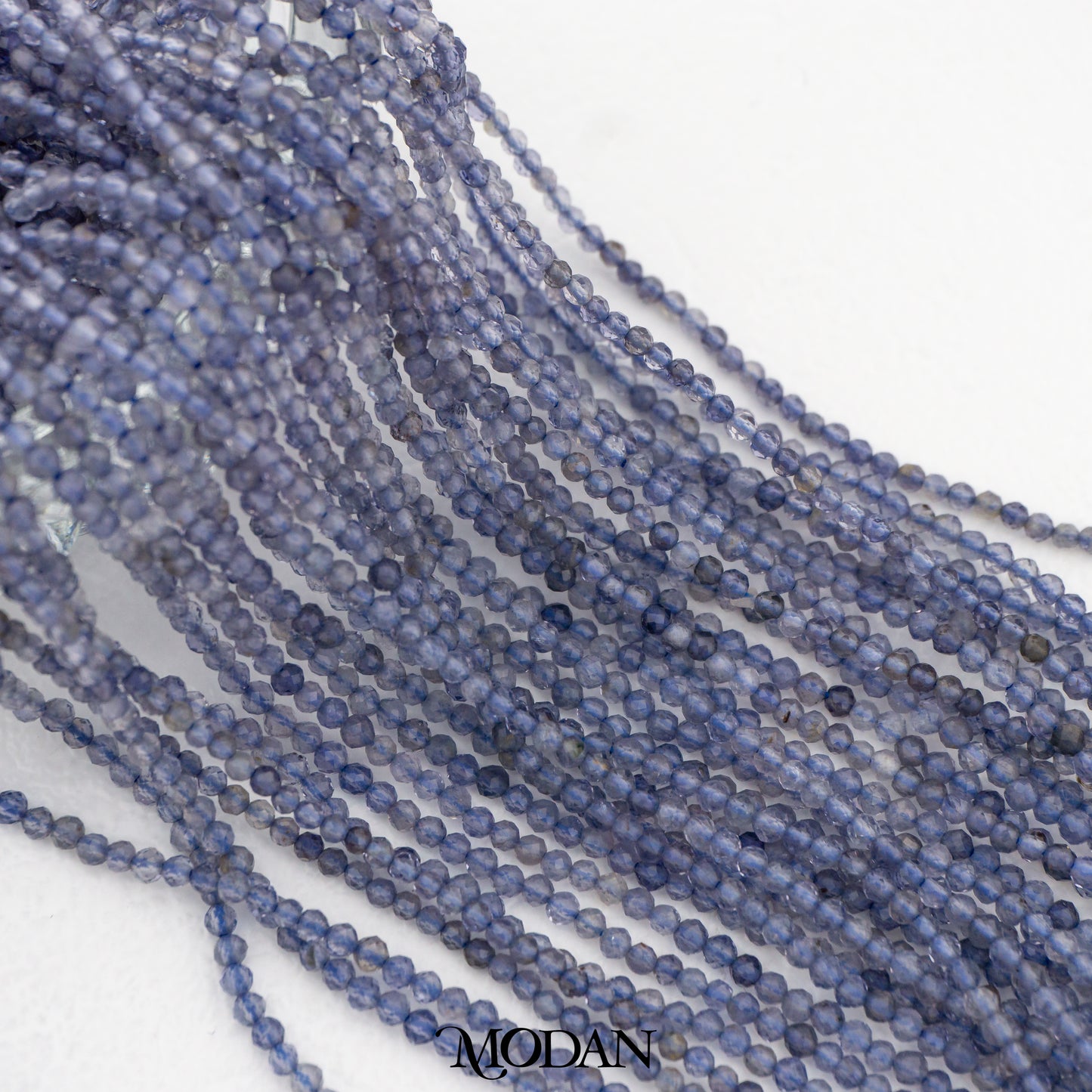 Natural Gemstones 2mm Beads For DIY Jewelry Accessories Manik Batuan Alam Tourmaline Pink Opal Garnet Moonstone