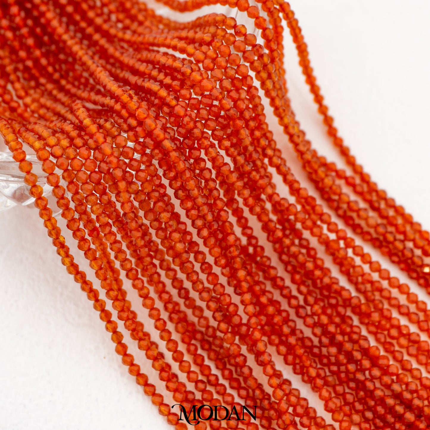Natural Gemstones 2mm Beads For DIY Jewelry Accessories Manik Batuan Alam Tourmaline Pink Opal Garnet Moonstone