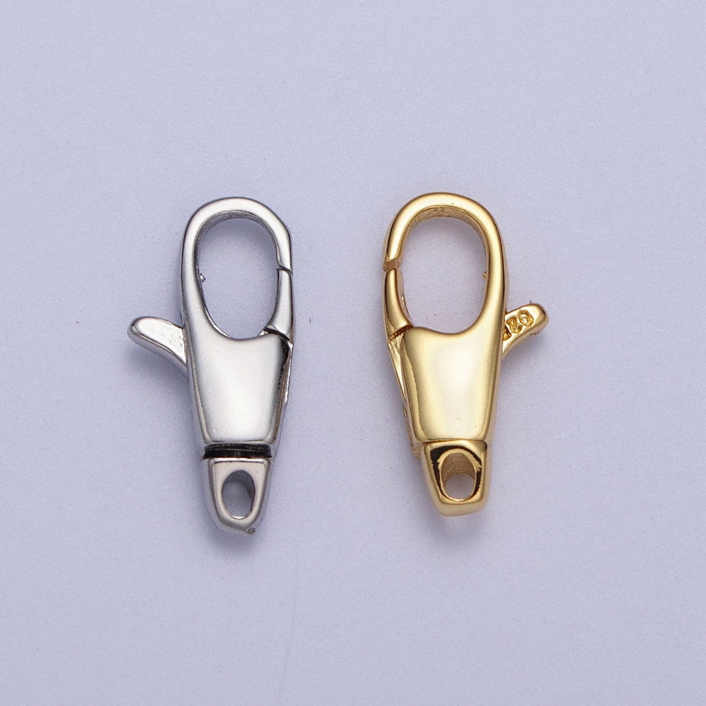 Slim Long Swivel Lobster Clasp DIY Necklace Closure Kokot Udang Putar Hypoallergenic Gold Plated