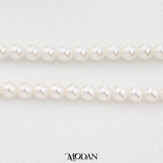 Shell Pearl 5mm Beads For DIY Jewelry Accessories Manik Mutiara White Series Hypoallergenic