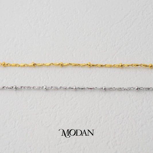 Singapore Chain Daily Wear 40cm DIY Rantai Kalung Biji Lada Hypoallergenic Gold Filled