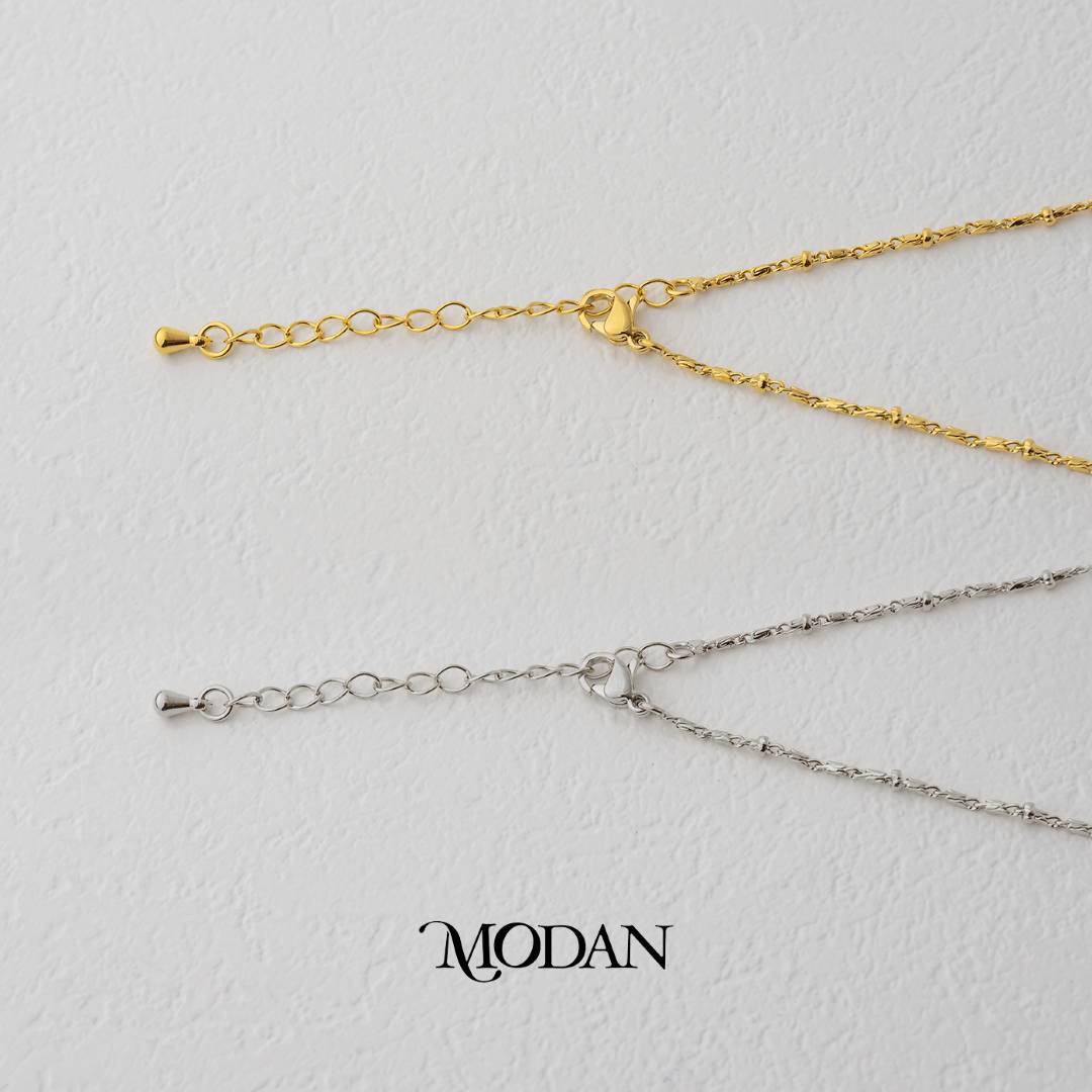 Singapore Chain Daily Wear 40cm DIY Rantai Kalung Biji Lada Hypoallergenic Gold Filled