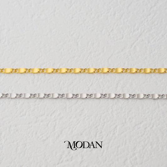 Singapore Mariner Link Chain DIY Rantai Kalung Hypoallergenic Gold Filled