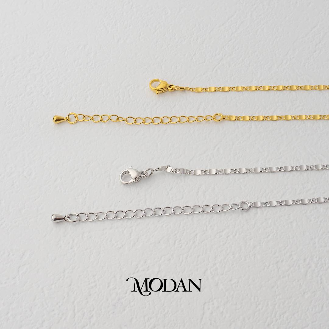 Singapore Mariner Link Chain DIY Rantai Kalung Hypoallergenic Gold Filled