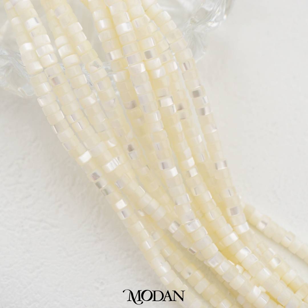 Natural Gemstones 4mm Beads Small Tube DIY Jewelry Accessories Manik Batuan Alam
