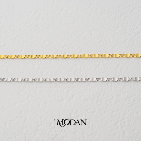 Singapore Mariner Link Chain 45cm DIY Rantai Kalung Hypoallergenic Gold Filled