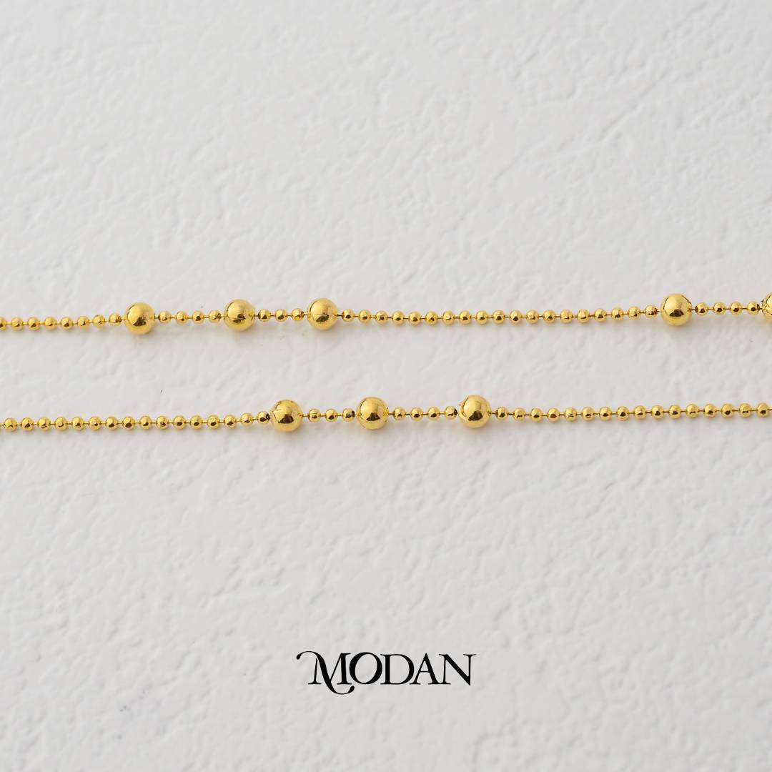 Satellite Bead Cable DIY Rantai Kalung Hypoallergenic Gold Filled