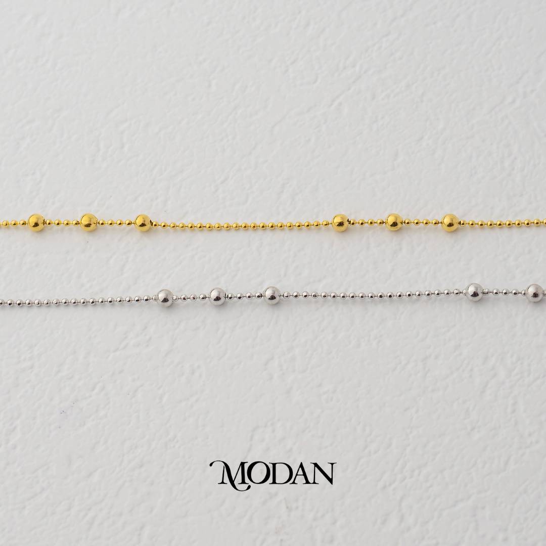 Satellite Bead Cable 45cm DIY Rantai Kalung Hypoallergenic Gold Filled
